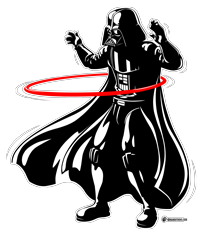 Darth Vader Hula Hoop T-Shirt